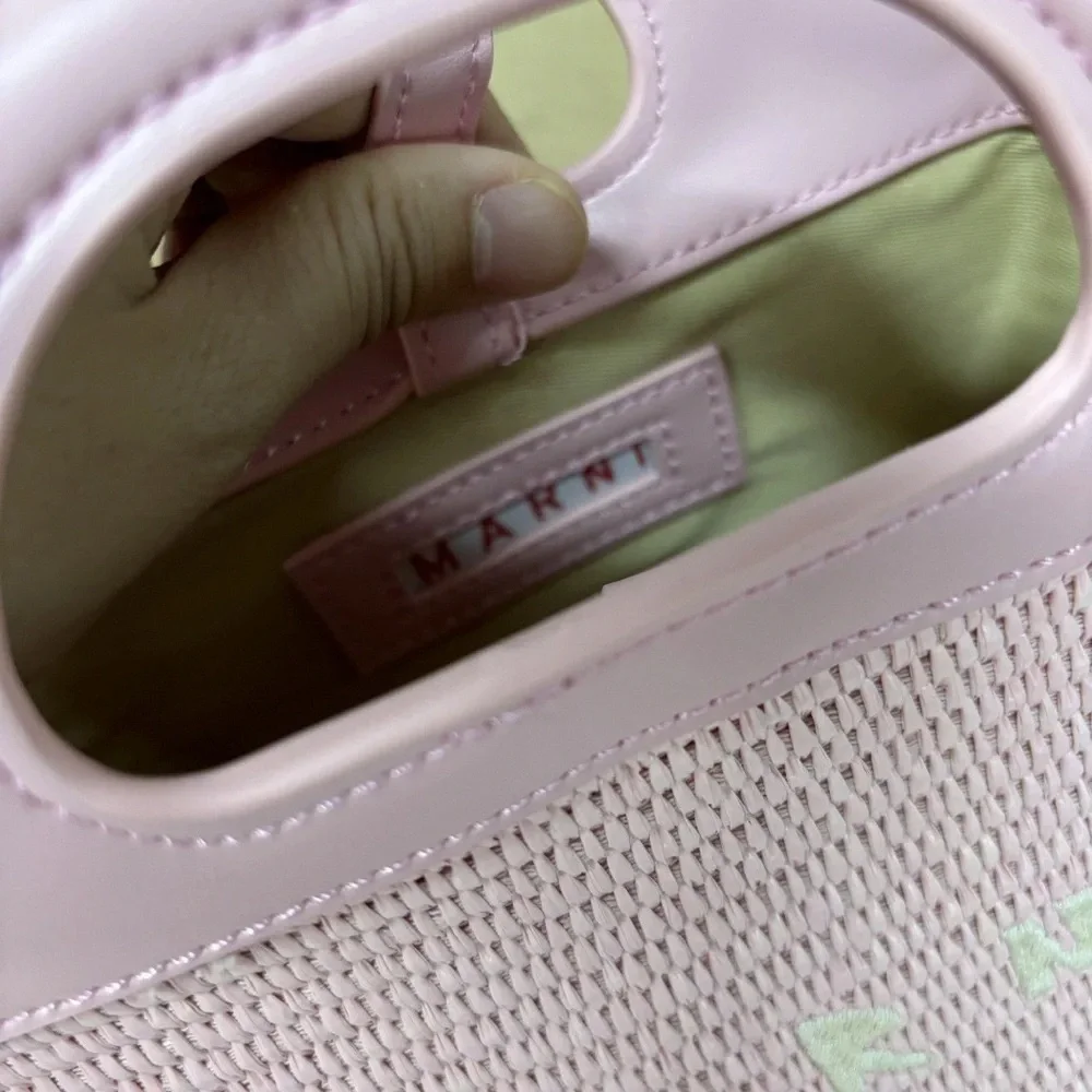 Marni Pink Woven Mini Bag - Picture 5 of 5